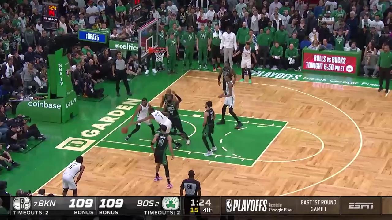 凯尔特人力克篮网,塔图姆全场24分 凯尔特人力克篮网,塔图姆全场24分